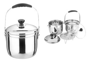 供應不銹鋼雙層免火再煮鍋 探索潮安縣金石鎮榮華不銹鋼制品廠的品質廚具